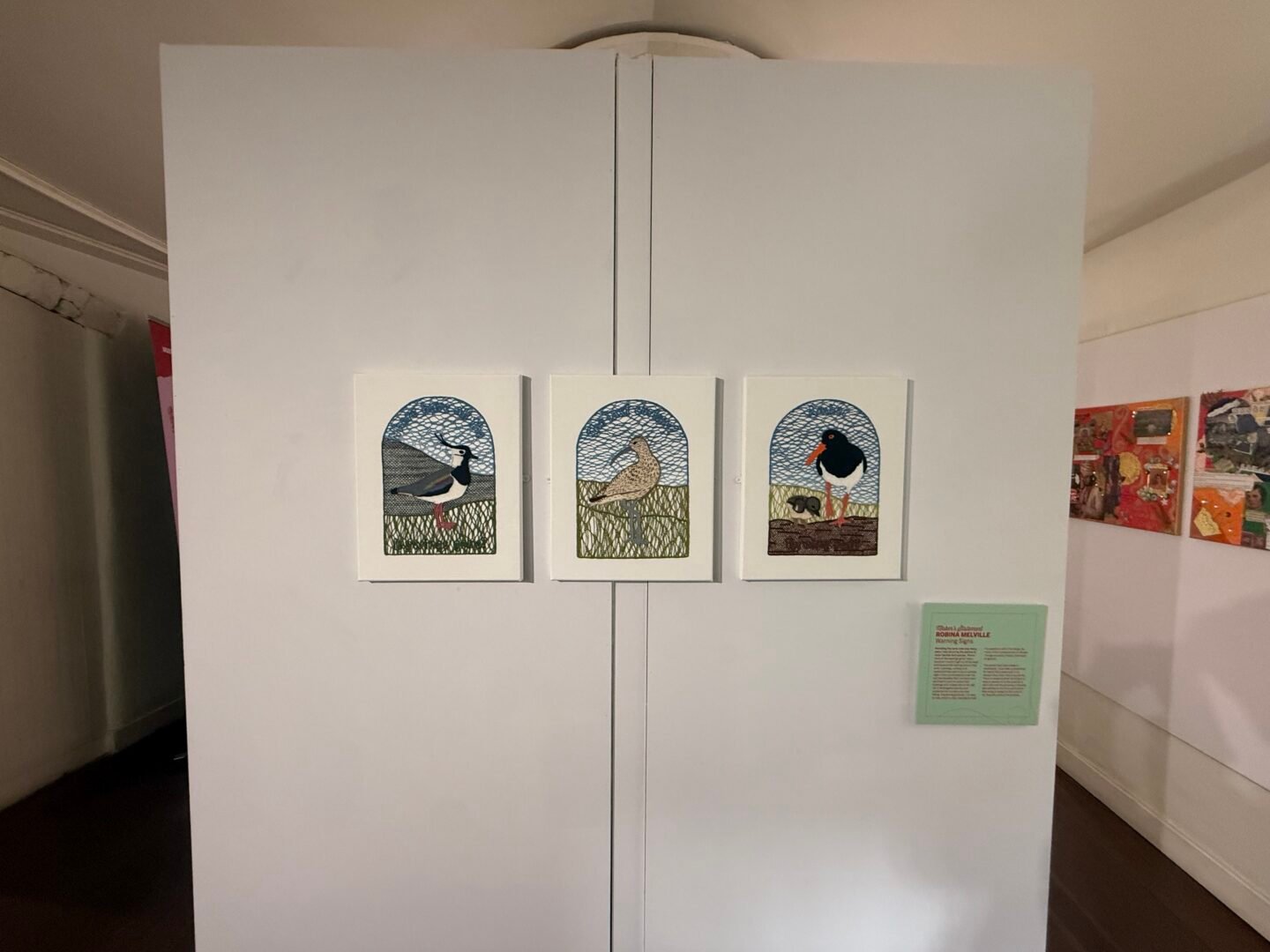 Three pictures from the Craft and Activism exhibition