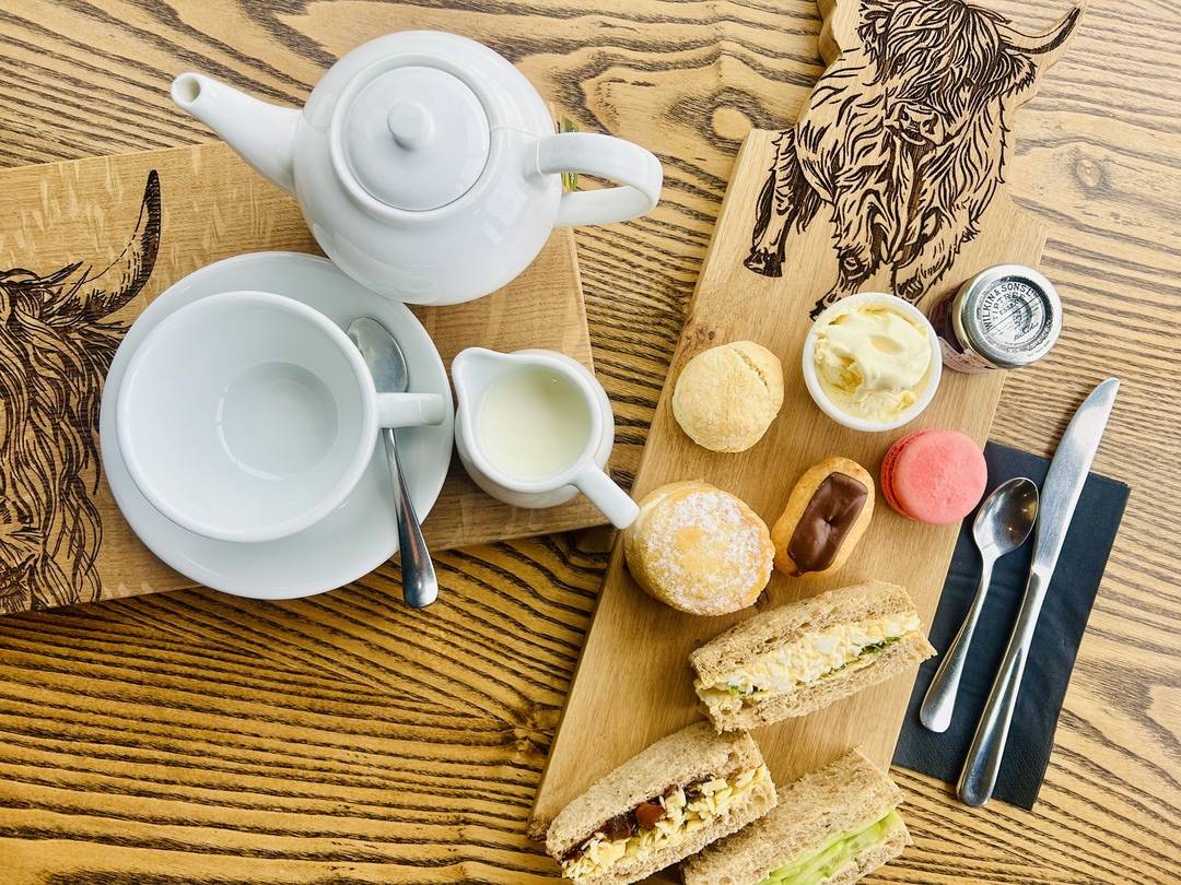 Afternoon tea at Swanston Brasserie