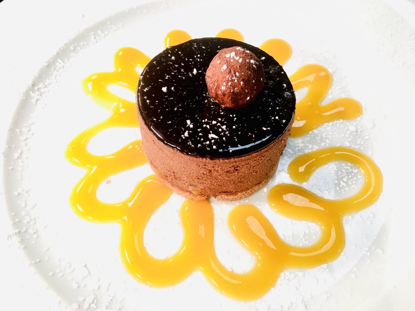 Chocolate Pudding at Swanston Brasserie