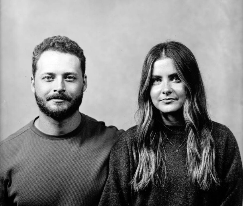 Portrait of a couple taken on glass,© Daniel Rannoch