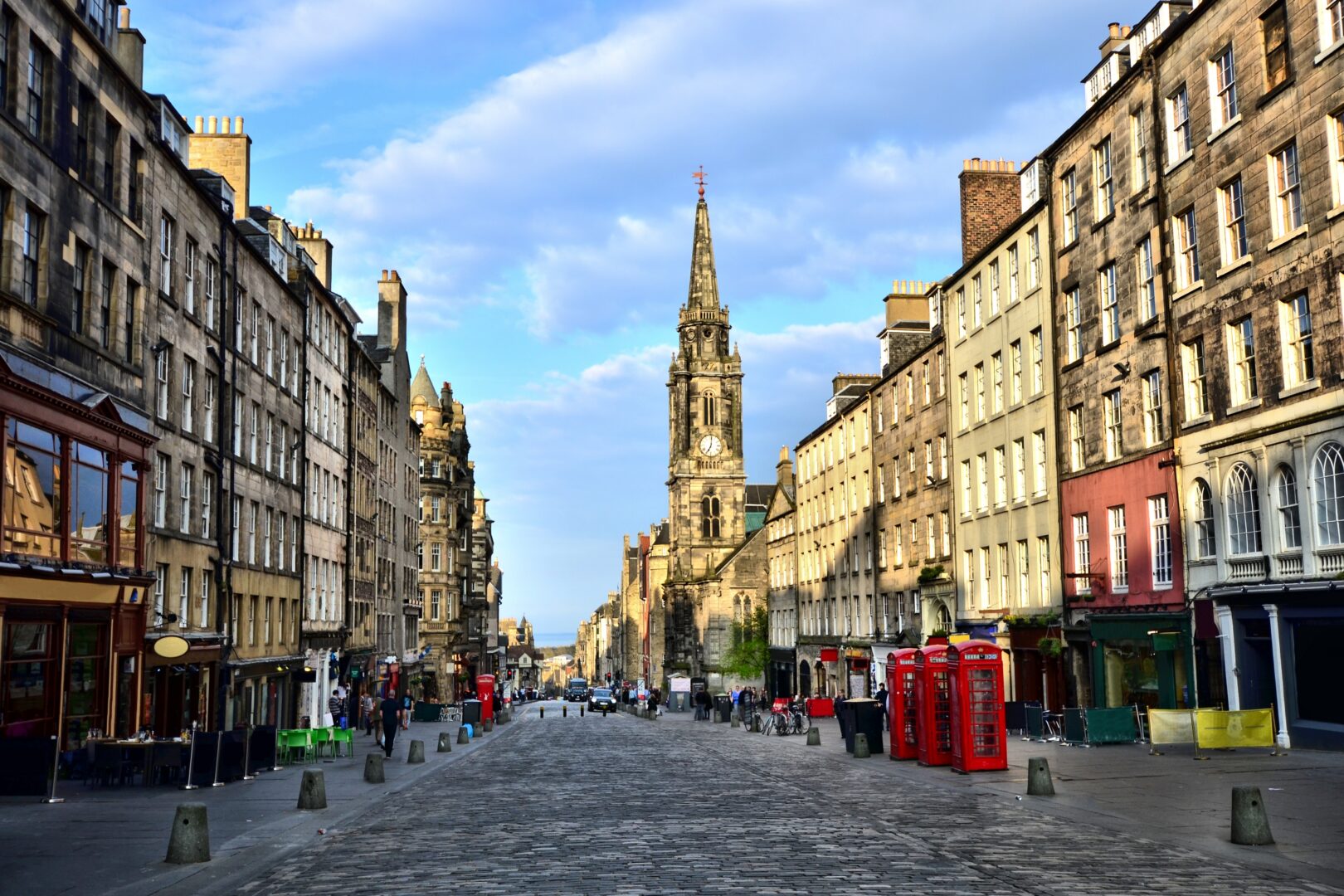 View down The Royal Mile
