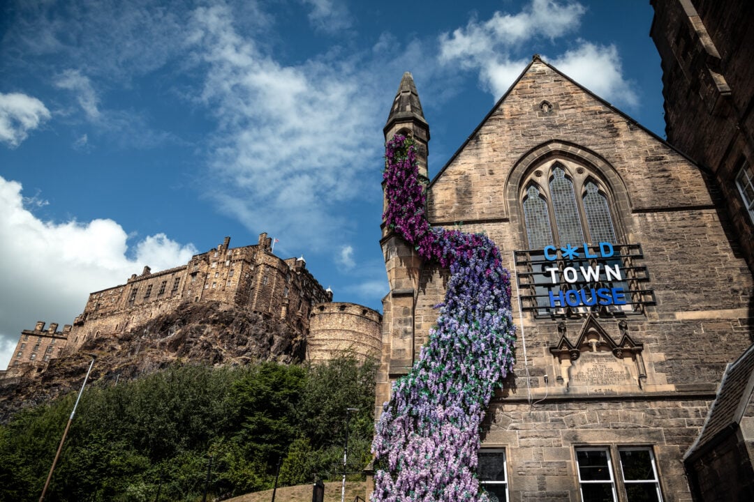 The Cold Town House with Edinburgh Castle in the background