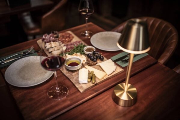 Cask and Vine cheese board