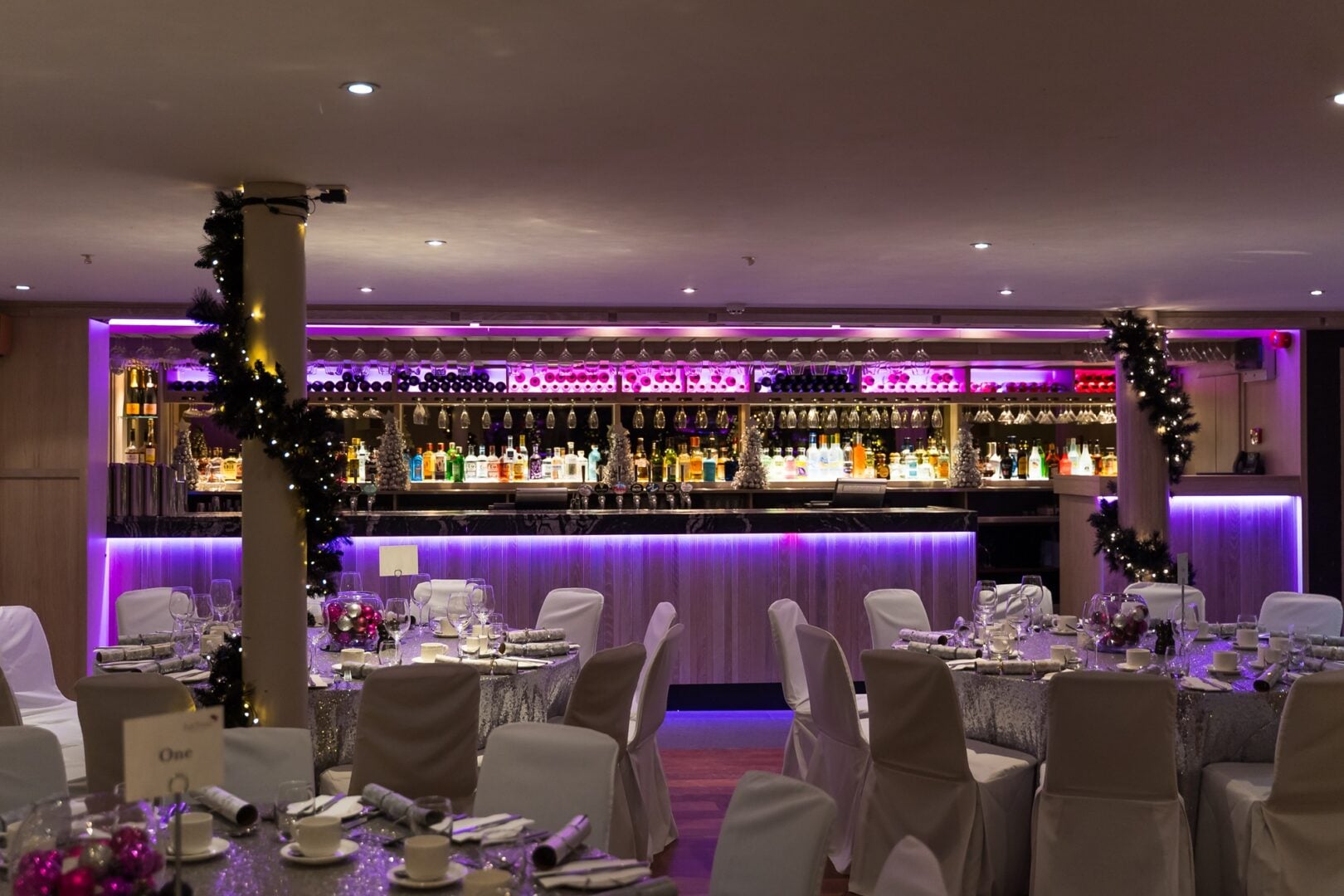 Orocco Pier tables set for Hogmanay Bash party