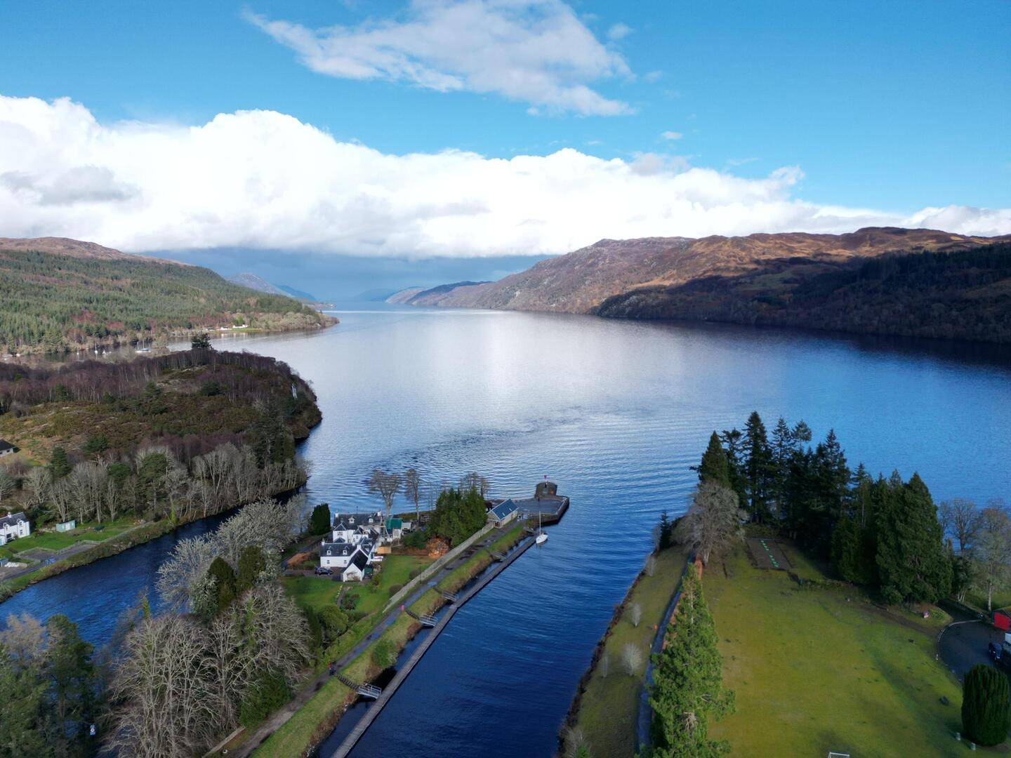 Loch in Scottish Higlands