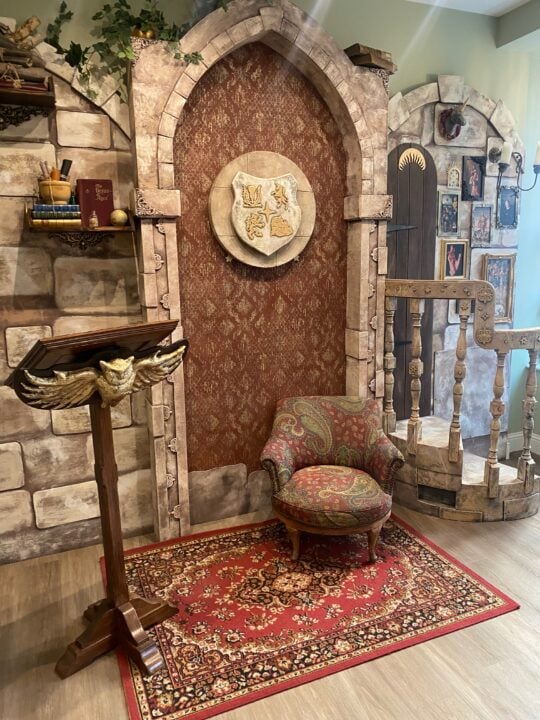 Harry Potter decorative display inside the Elephant House