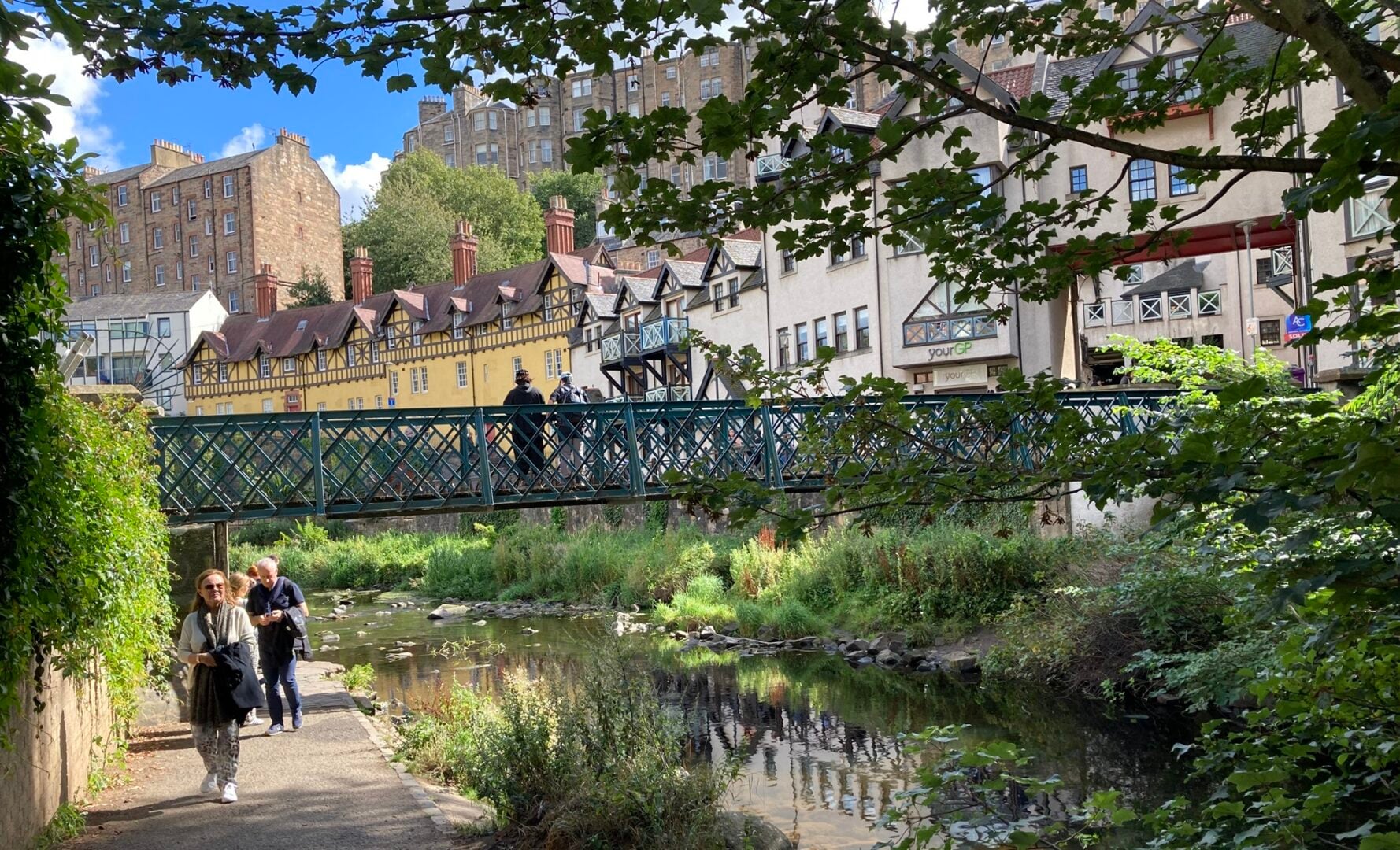 Water of Leith walkway at Dean Village