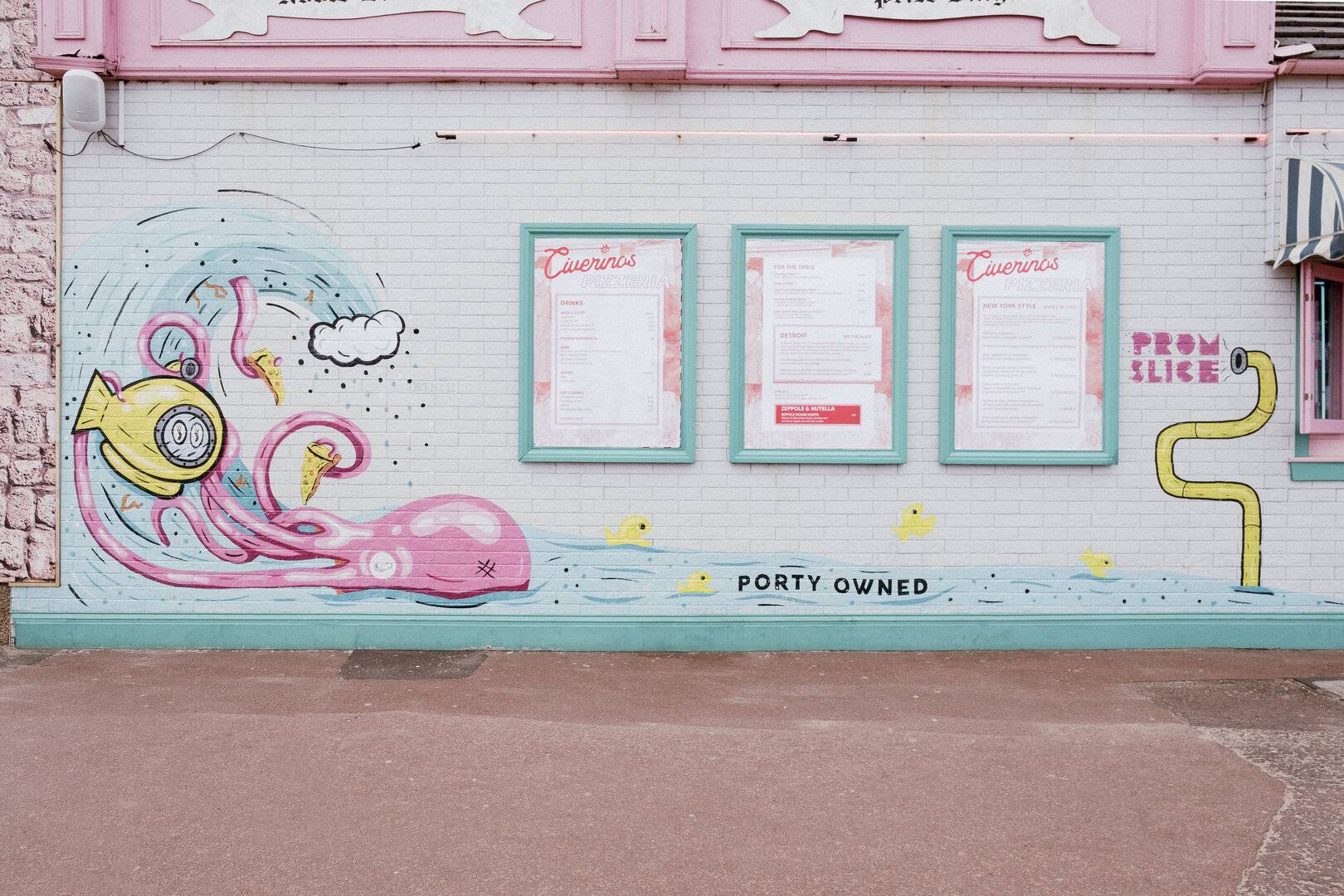 menu on wall outside Civerinos Portobello,© Civerinos