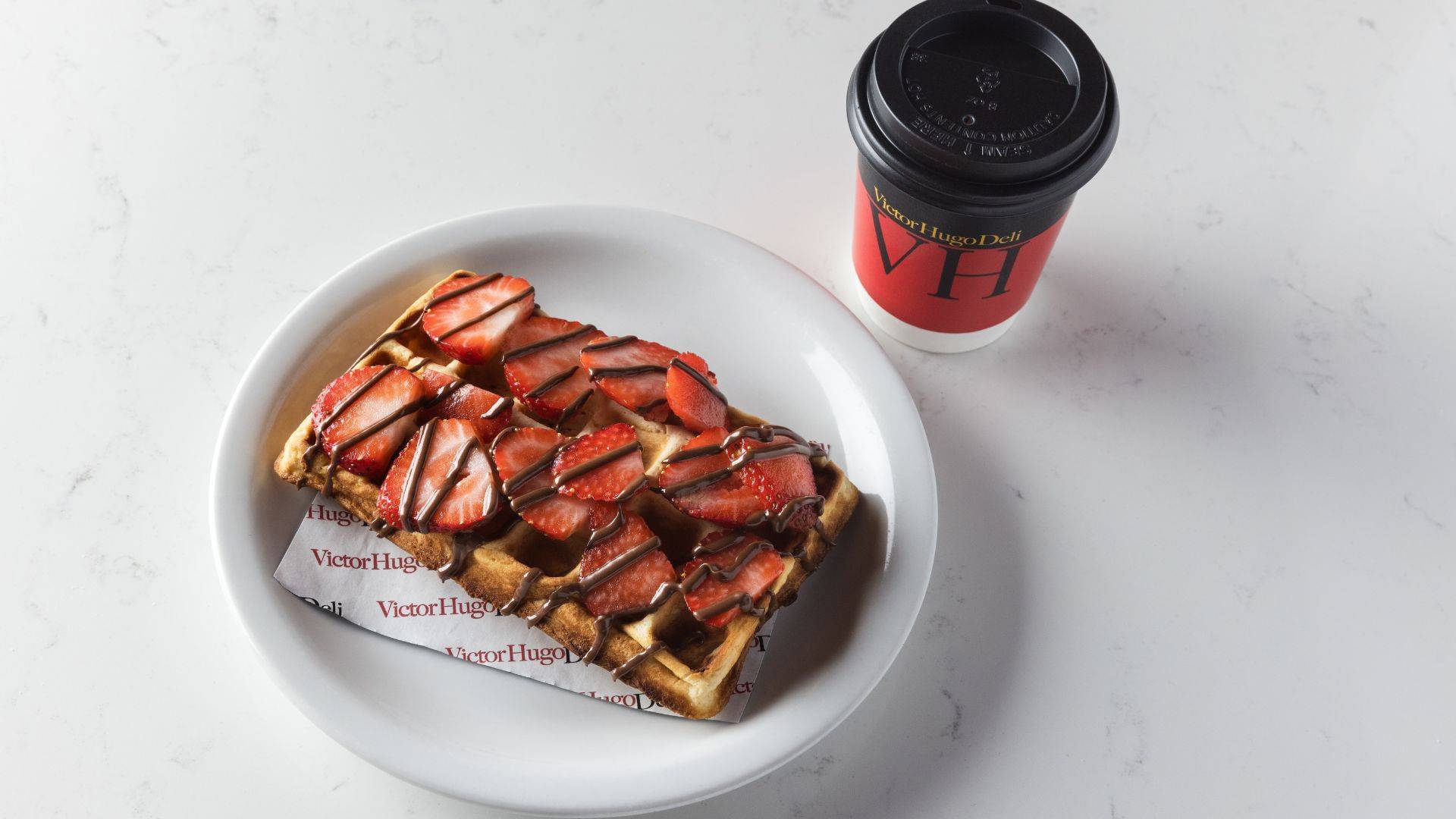 Strawberry & Nutella Waffle