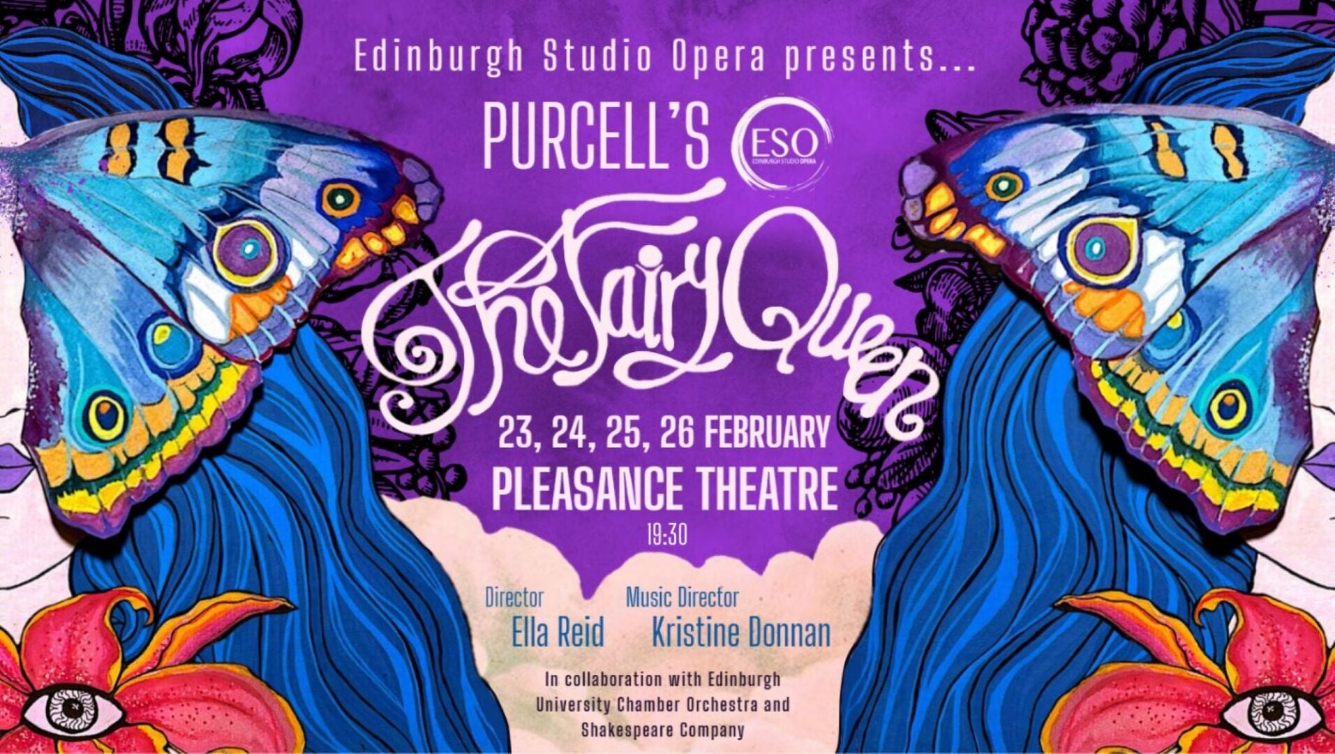 Poster image of The Fairy Queen, with elaborate jellyfish.