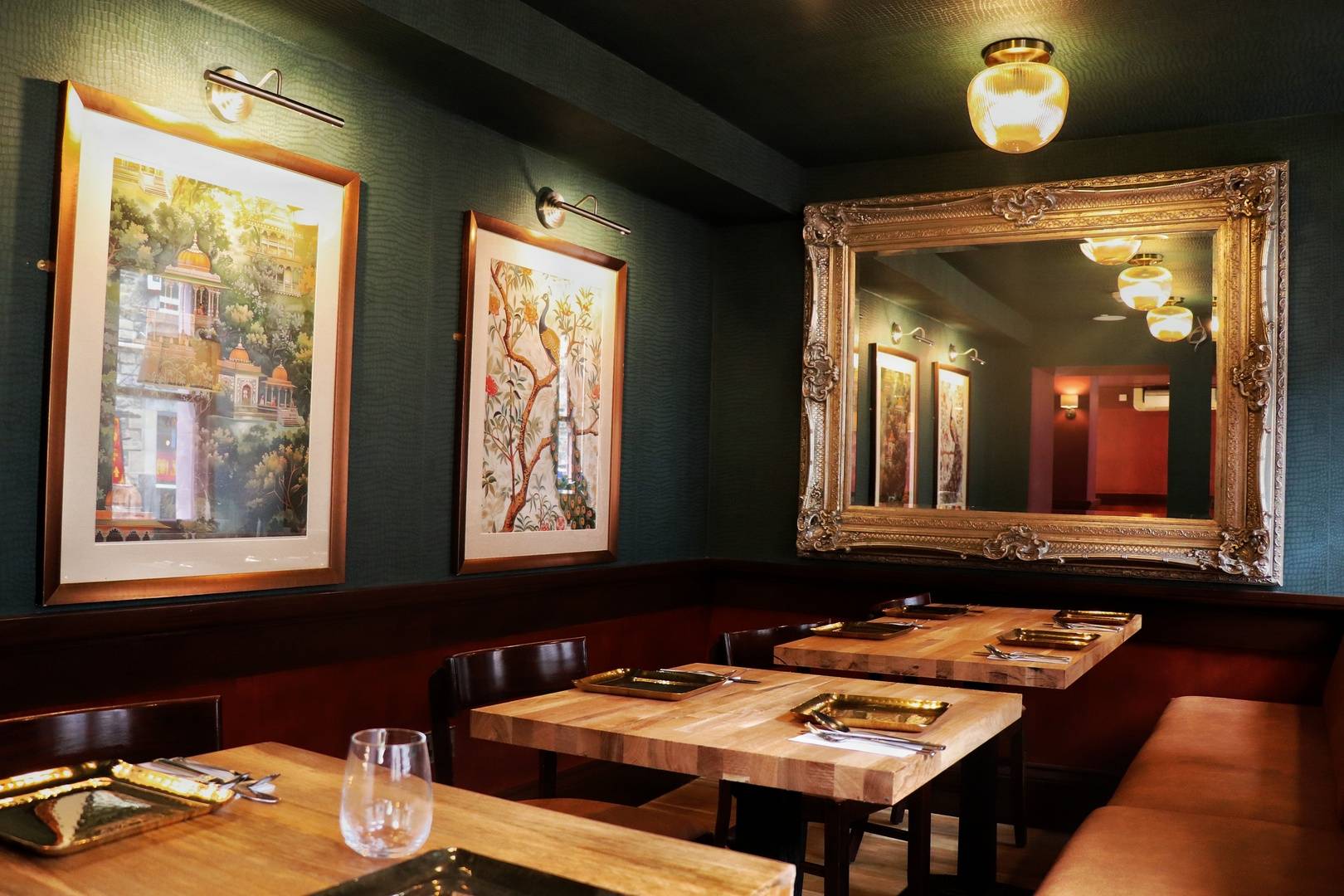 Seating area at Tamil Teru