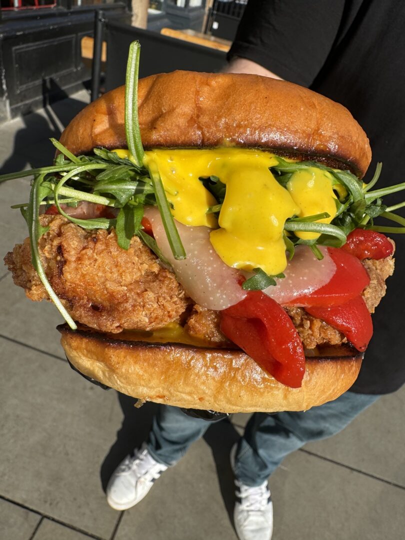 Burger at Down the Hatch