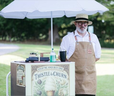 Thistle & Churn ice cream vendor