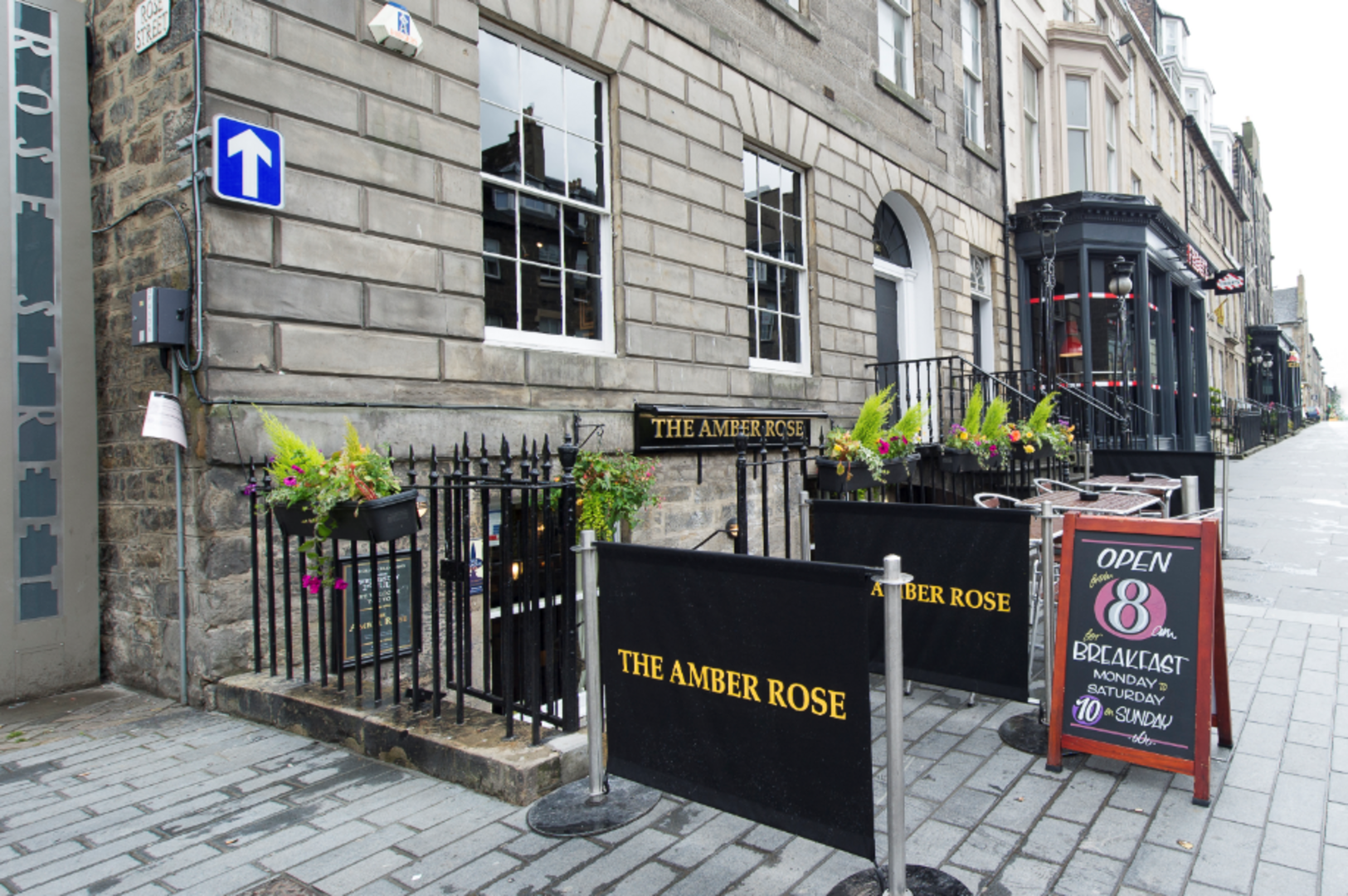 Entrance to the Amber Rose