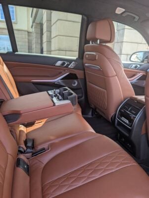 Luxury leather interior ,© John Mowbray Executive Travel