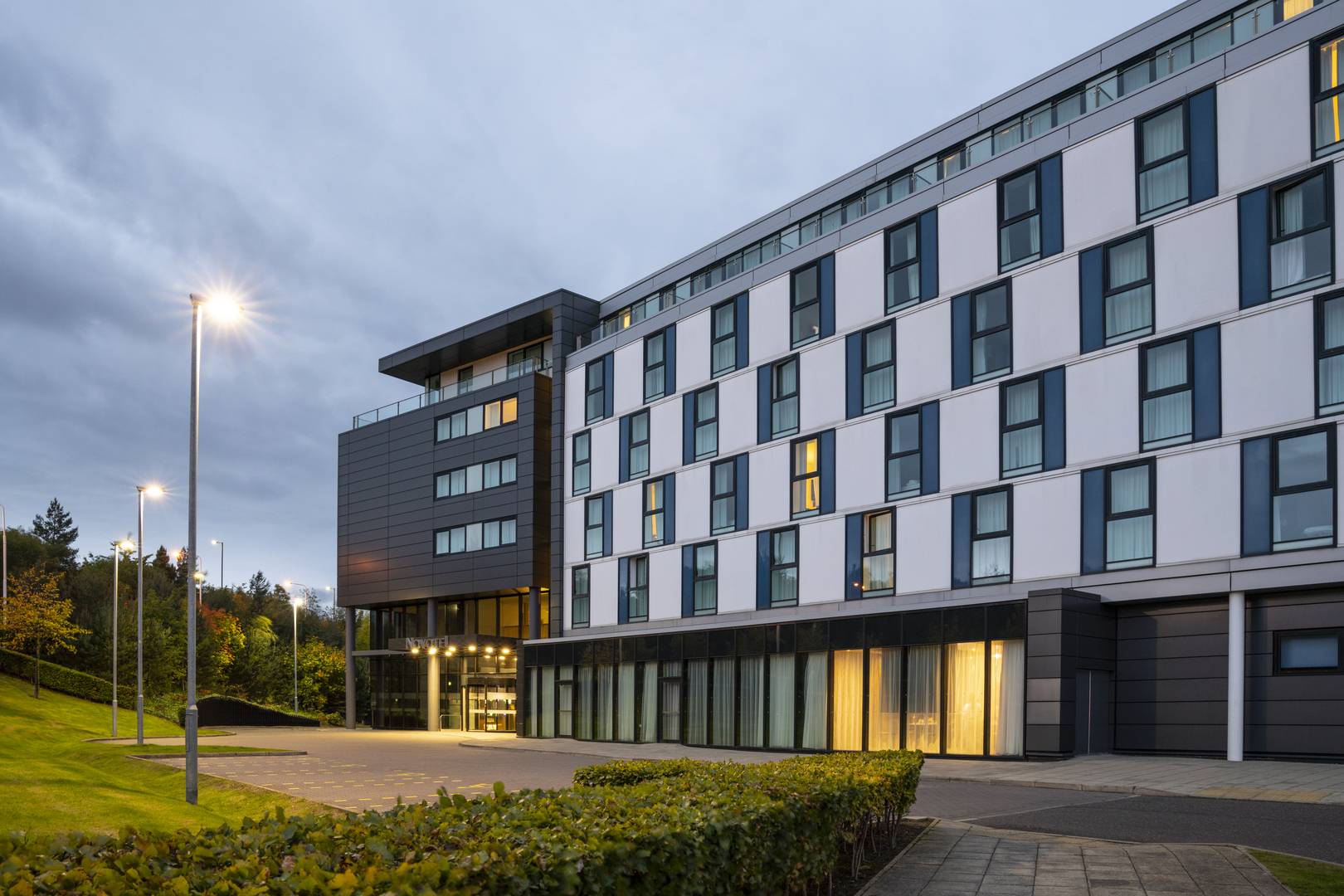 Exterior of Novotel Edinburgh Park