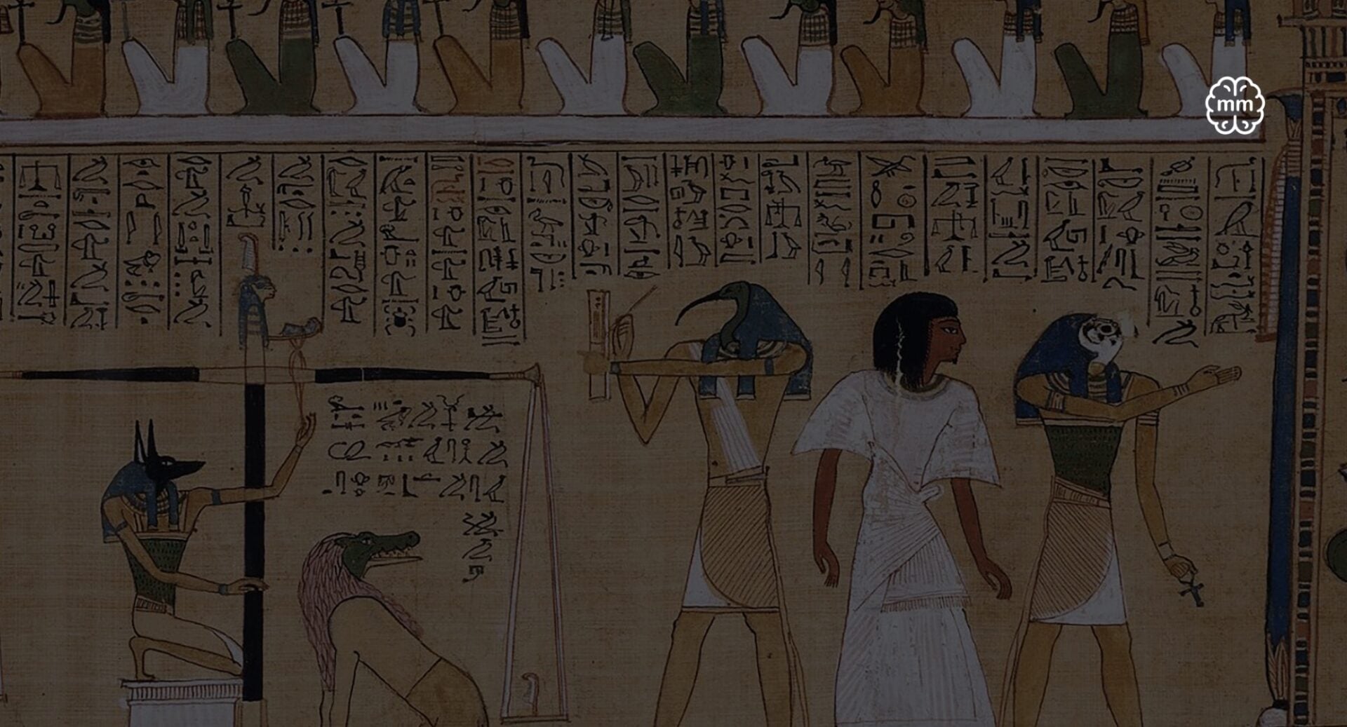 An image of an ancient Egyptian drawing.