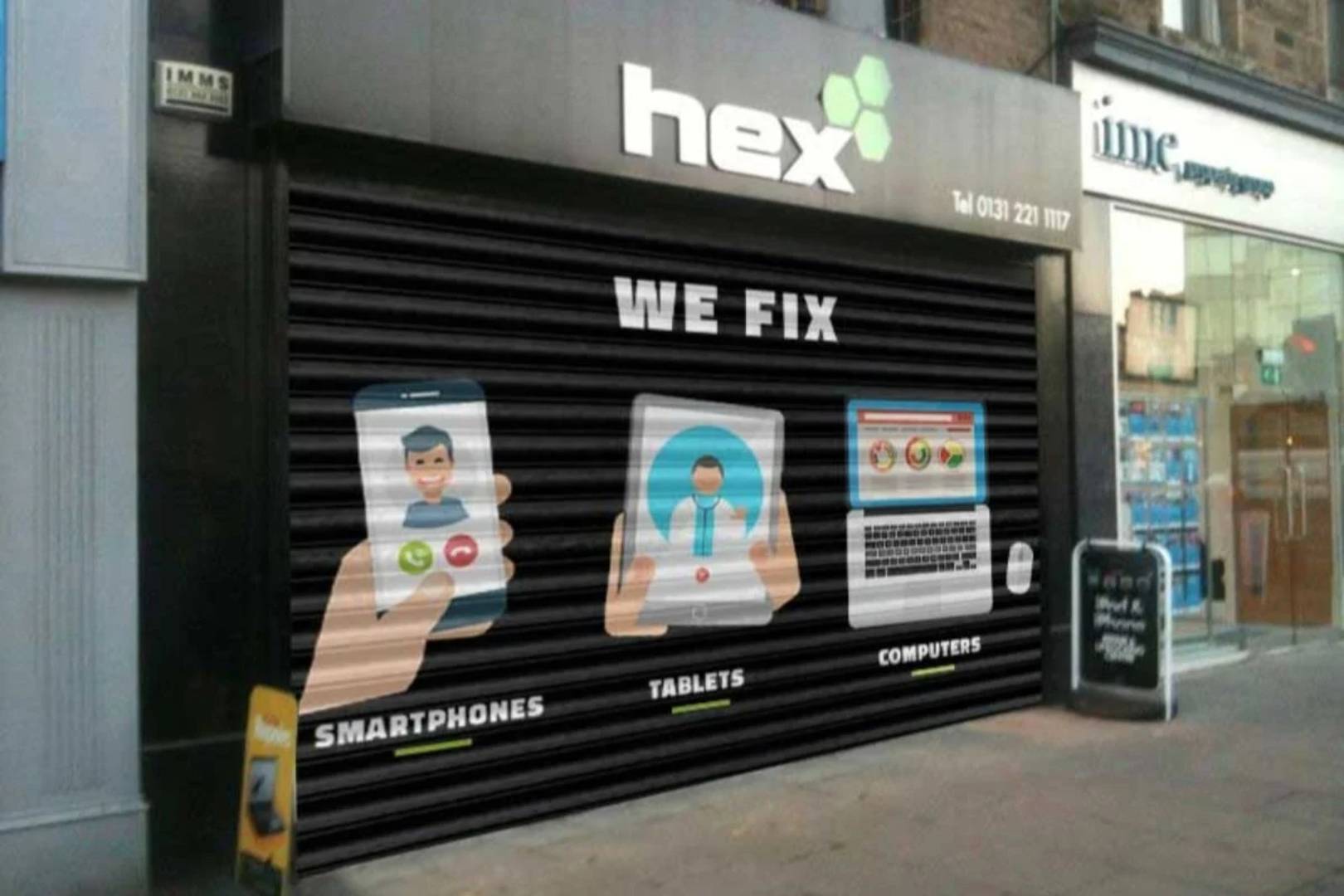 Exterior of Hex