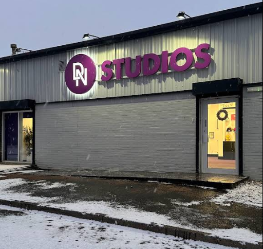 Exterior view of the DN Dance studio in Edinburgh, showing the building frontage with clear signage and a welcoming entrance, presenting a clean and professional first impression for visitors.,© Copyright 2022 DN Dance (Dynam-nic Dance Limited). Registration No: SC511081