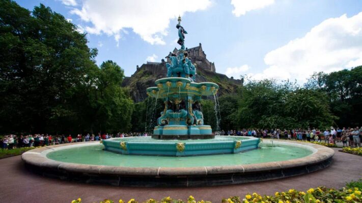 Ross Fountain in Princes Street Gardens
