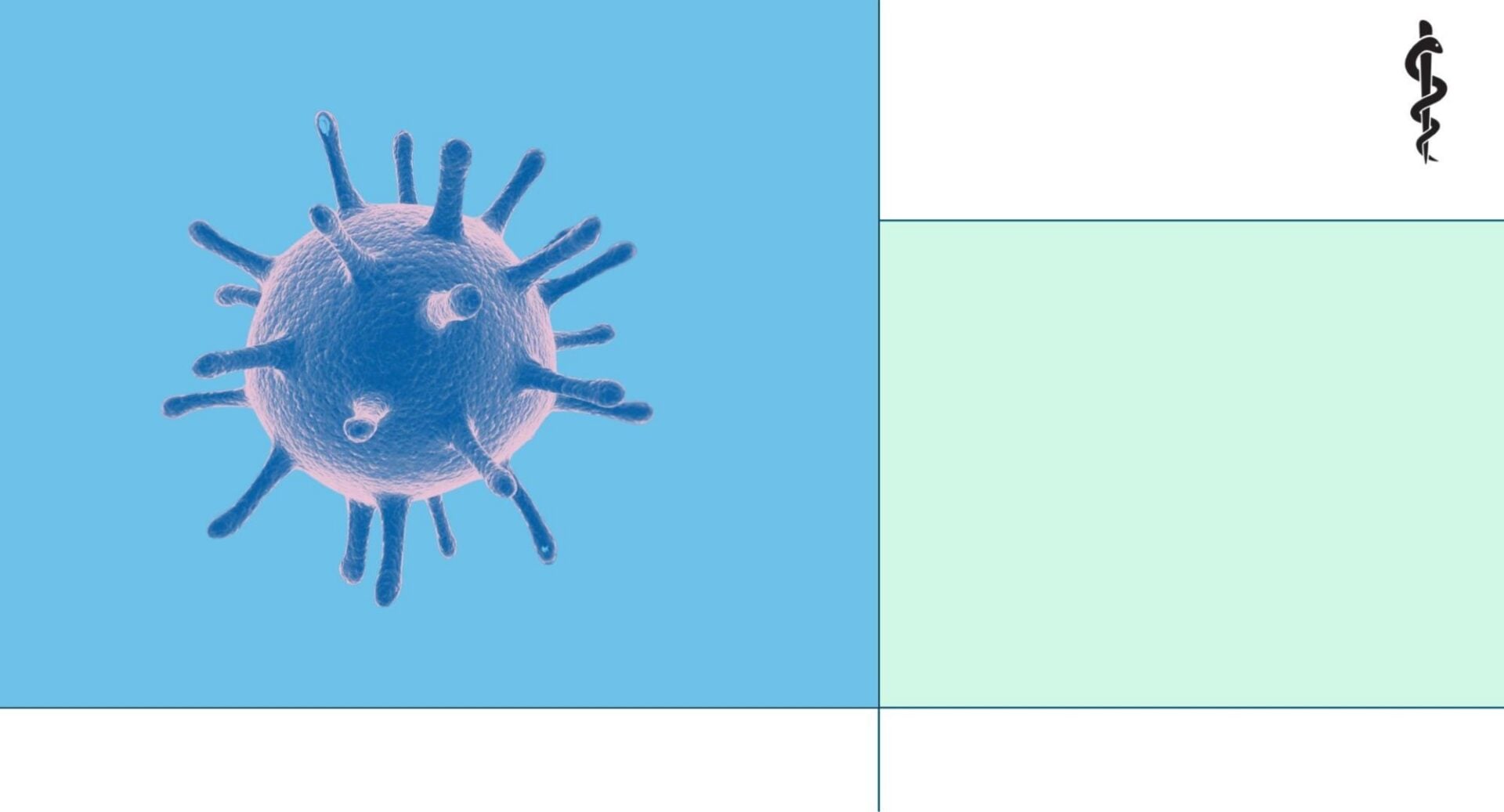A magnified human cell in the shape of a round ball with spikes.
