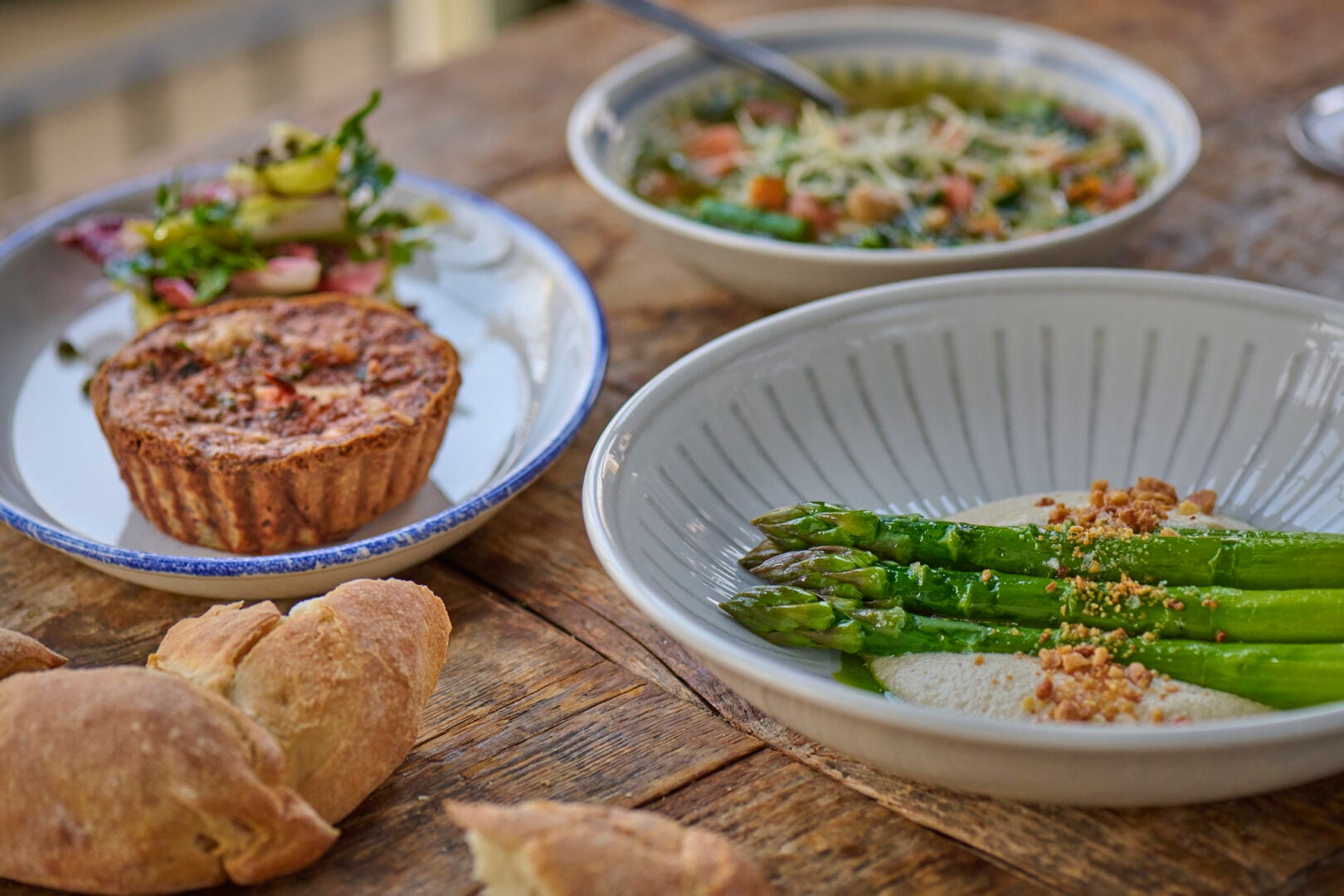 items from the Spring Menu at Hotel du Vin