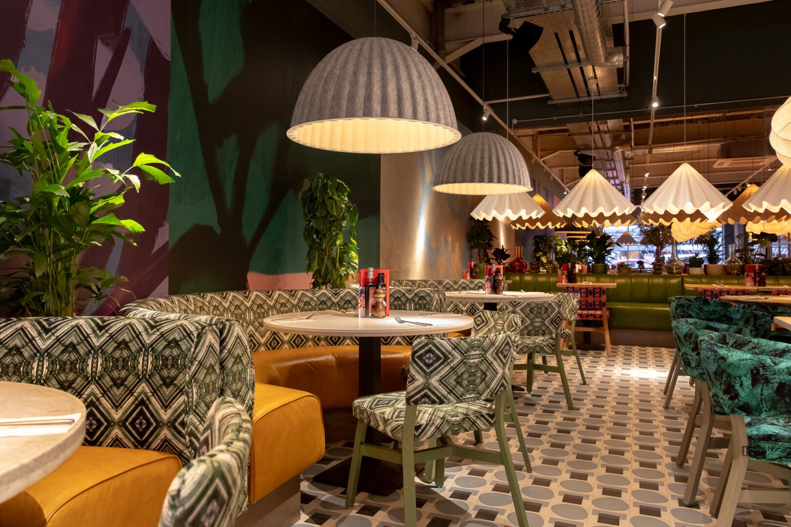 The interior of Lido Musselburgh restaurant