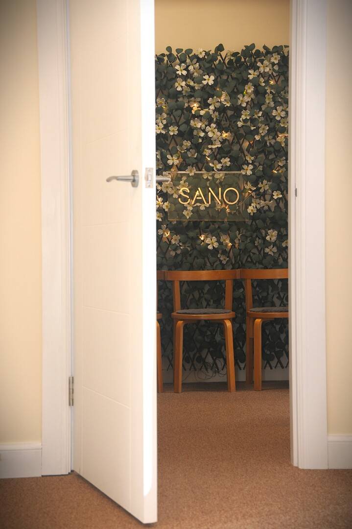 Waiting area in a Pilates, health and beauty studio ,© Owner Sano Studio Ltd