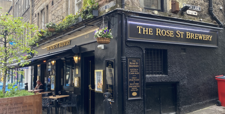 Exterior of Rose Street Brewery