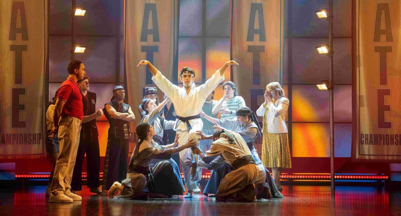 People performing musical of Karate Kid at the festival Theatre