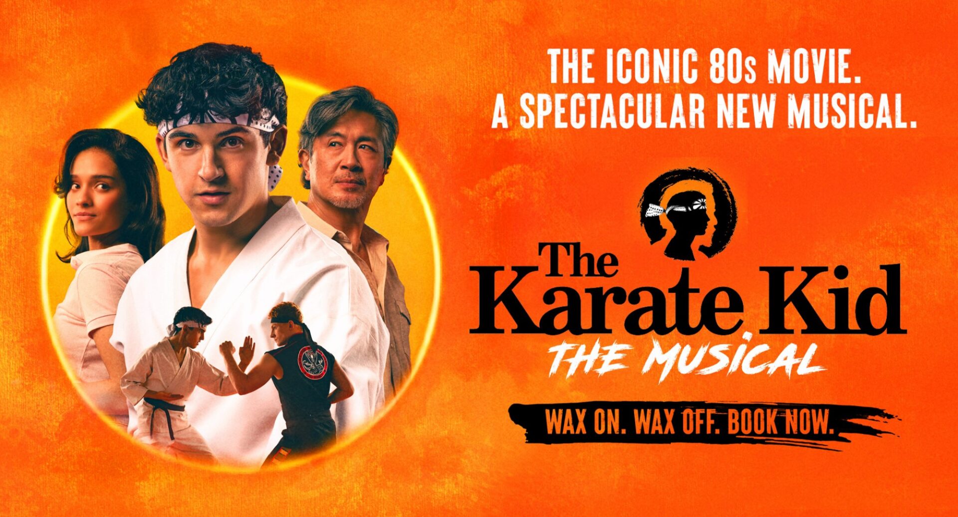 Poster of people in Karate Kid The Musical.