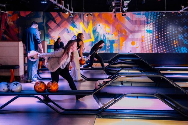 People bowling at King Pins