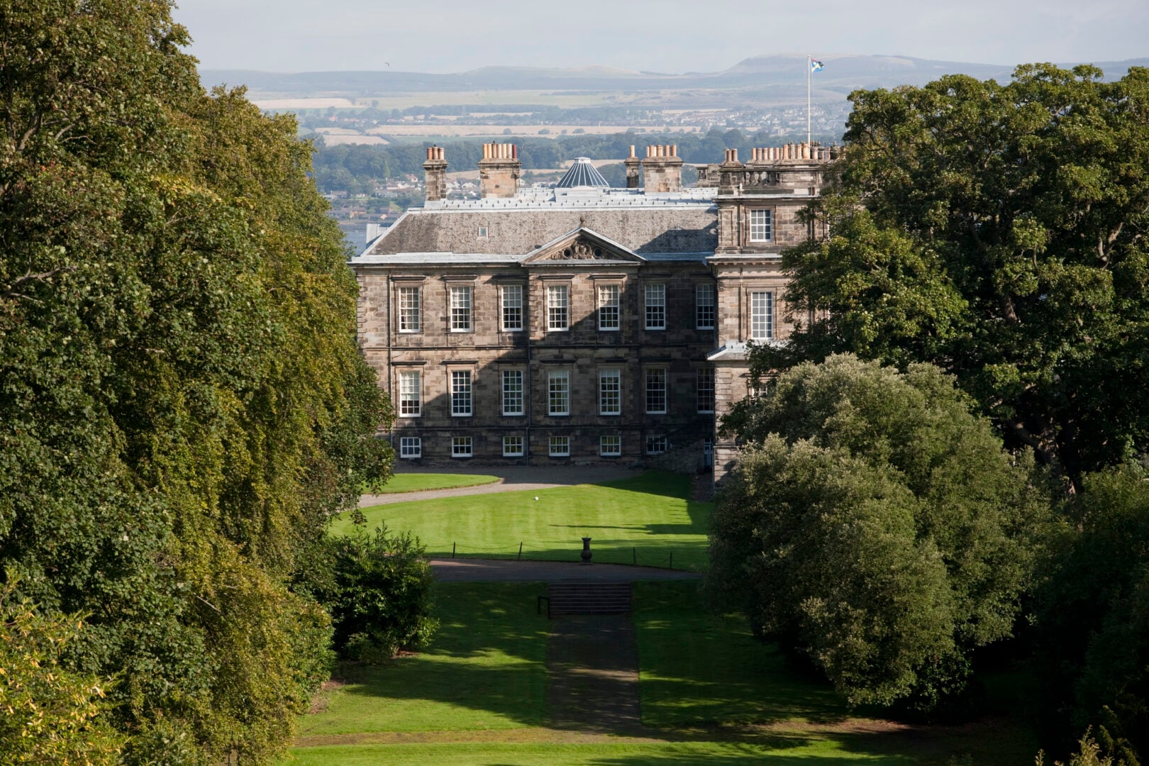 Exterior of Hopetoun House in Summer