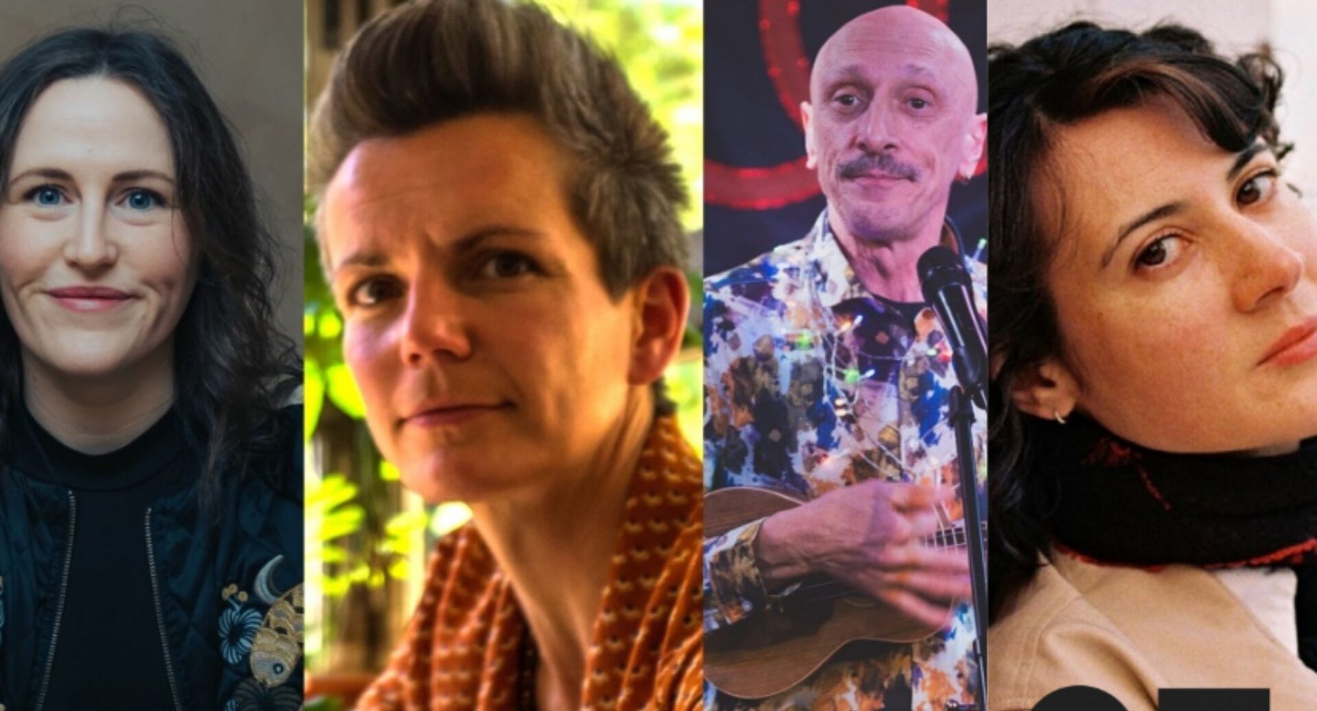 Portrait images of 4 people.