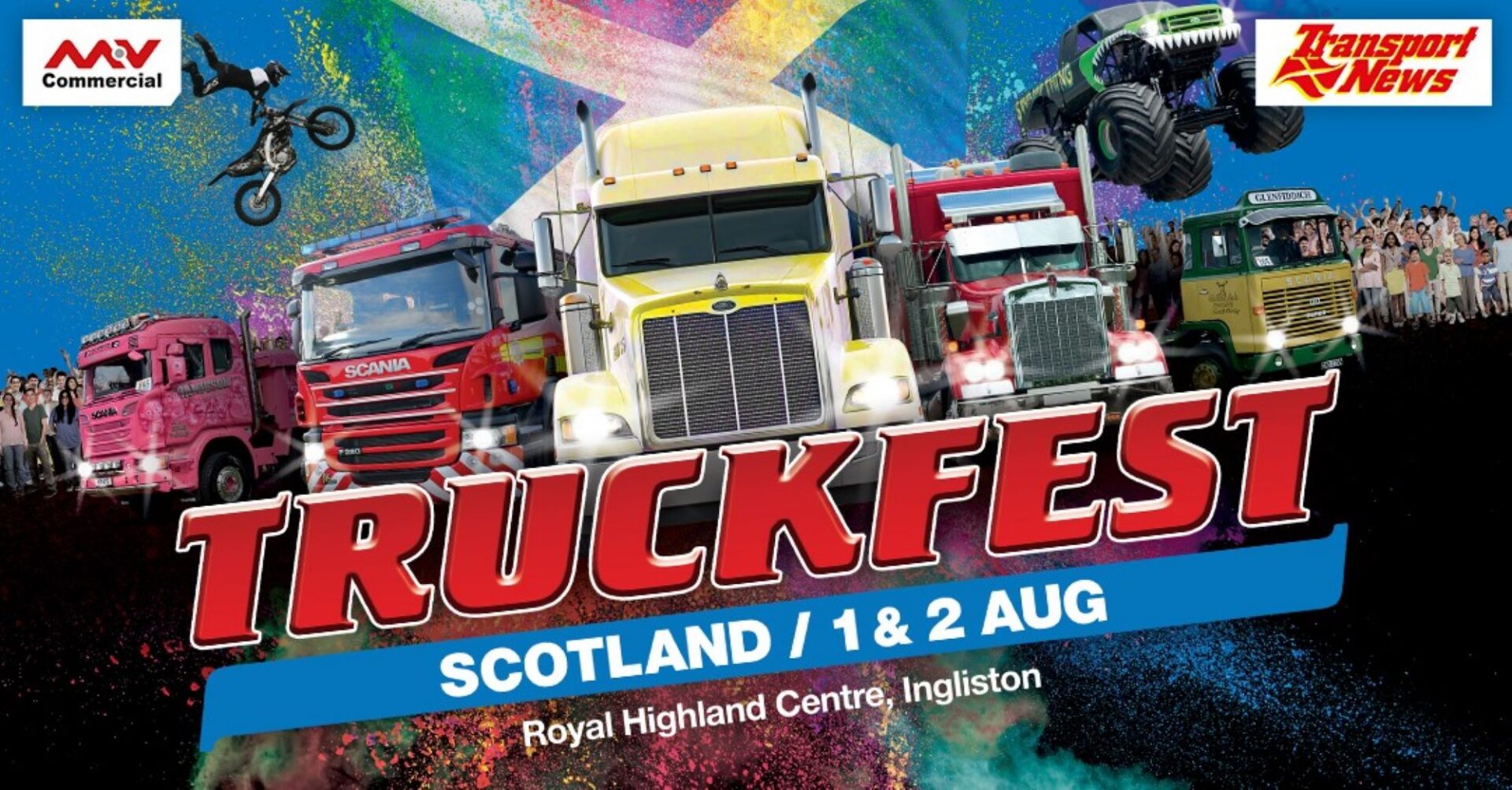 A poster image for Truckfest Scotland 202.