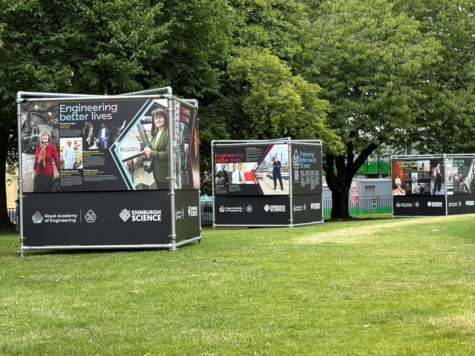 Engineering Better Lives for 50 years at St Andrew Square Garden