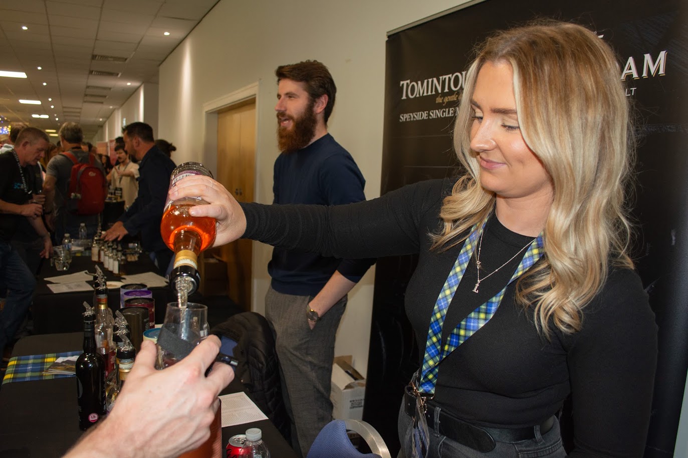 Tomintoul whisky at Edinburgh Whisky Festival