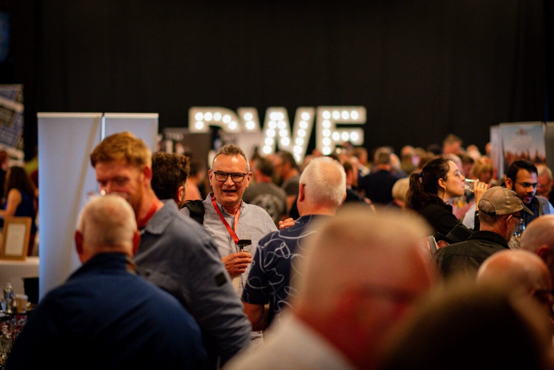 People attending the Edinburgh Whisky festival
