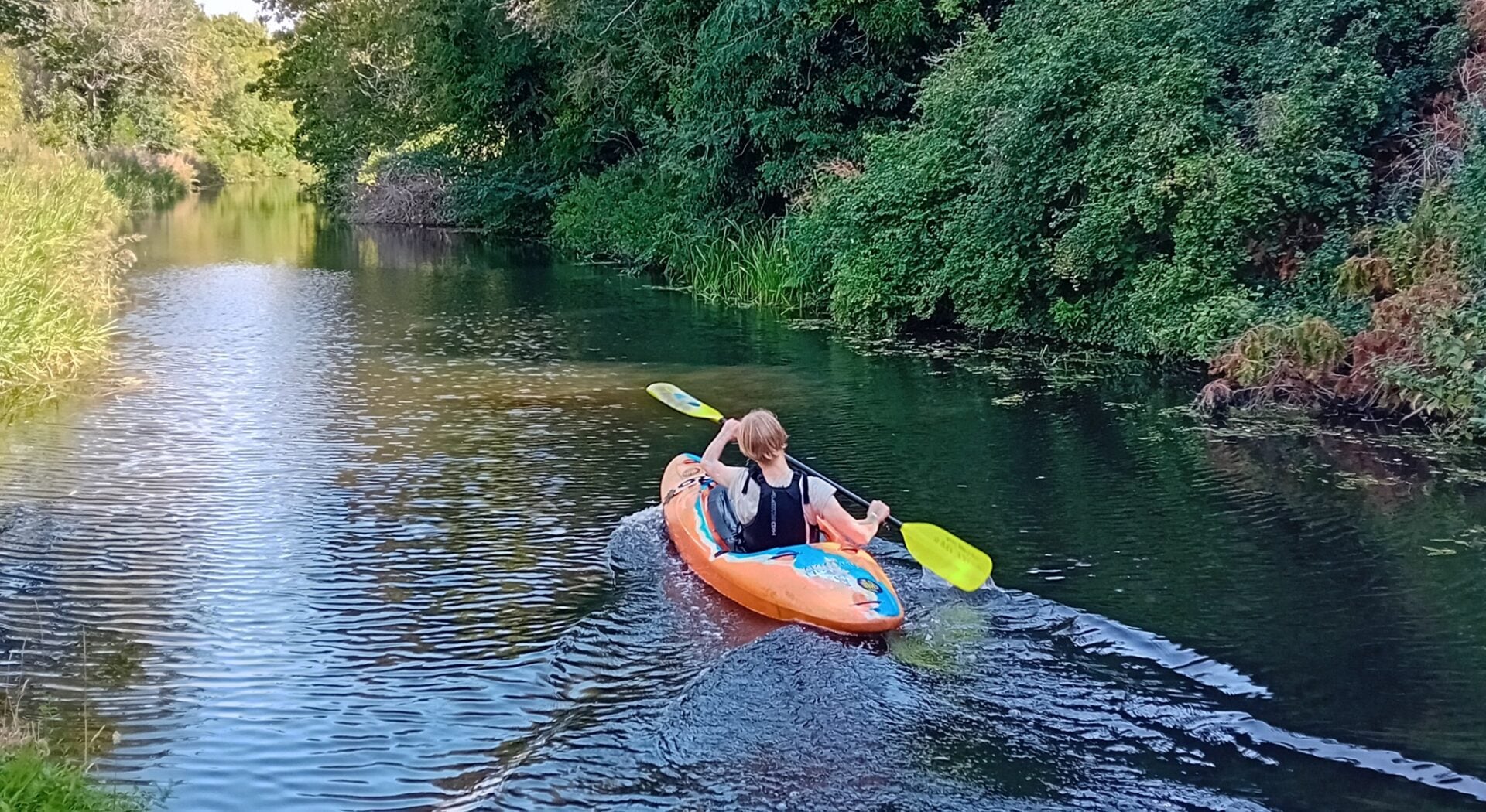 Kayaking on the Union Canal