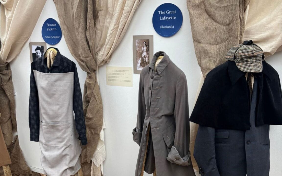 Mannequins displaying items of clothing.