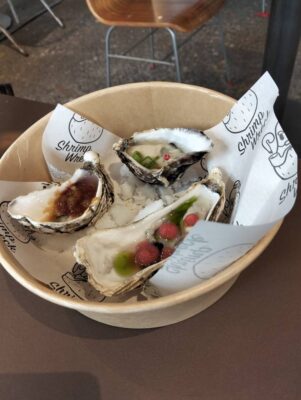 Oysters on Triple A Food Tour