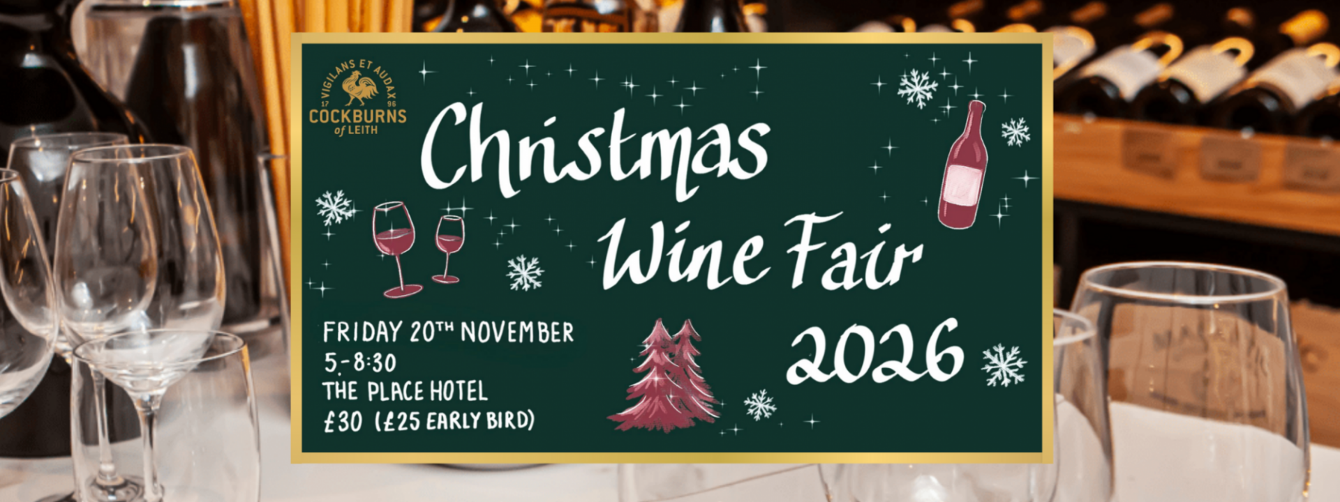 Cockburns of leith Christmas Wine Fair 2026