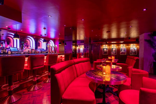 Interior of Encore Bar and Seating area