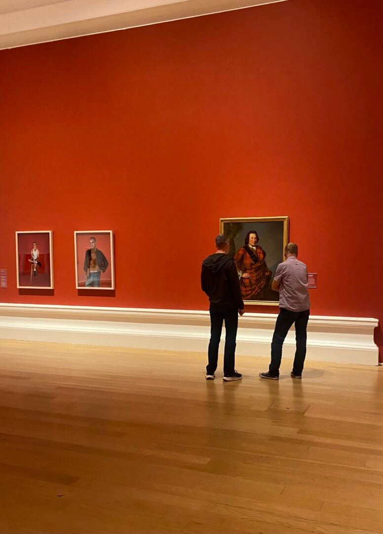 2 people viewing Catherine Opie pictures