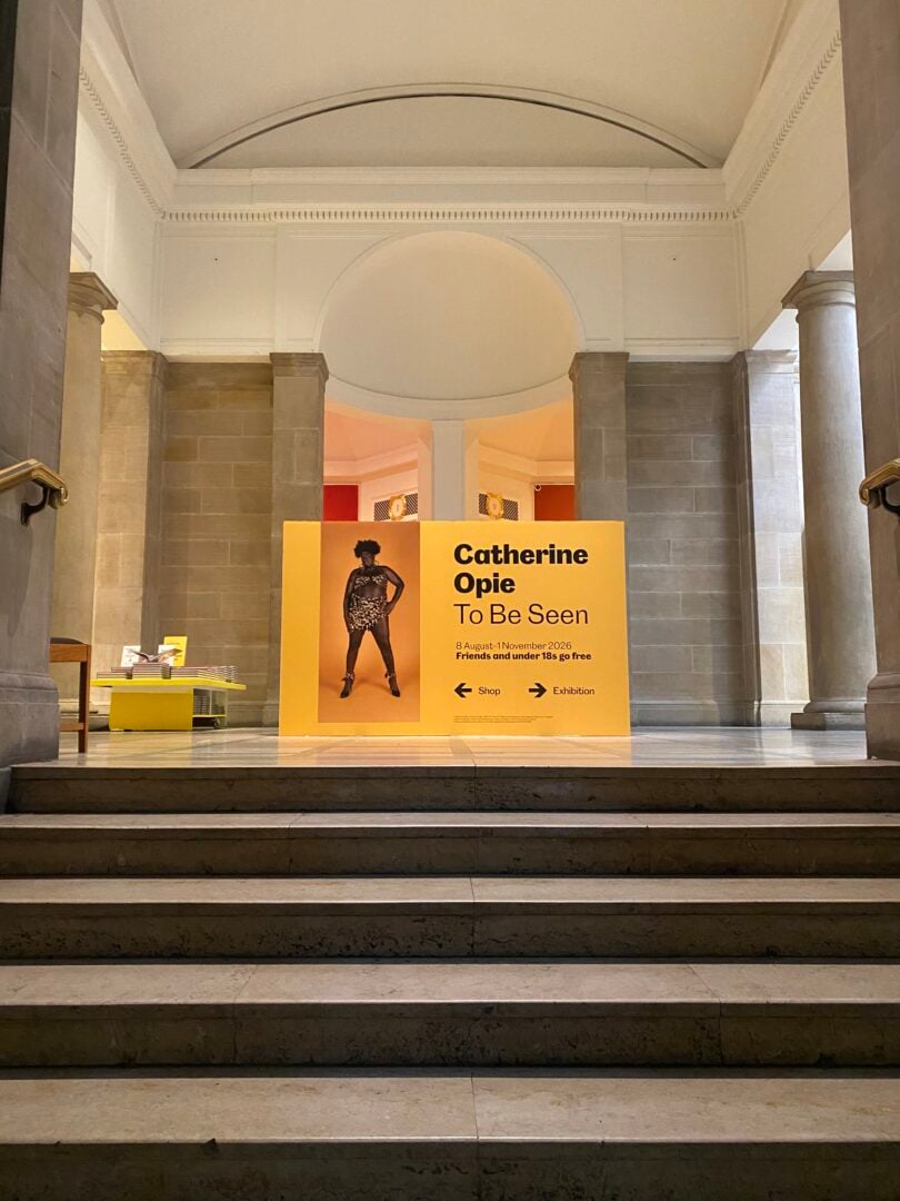 Entrance to the Catherine Opie exhibition