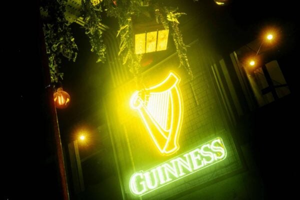 Guinness signage inside Slainte Mhath,© Old Town Pub Co