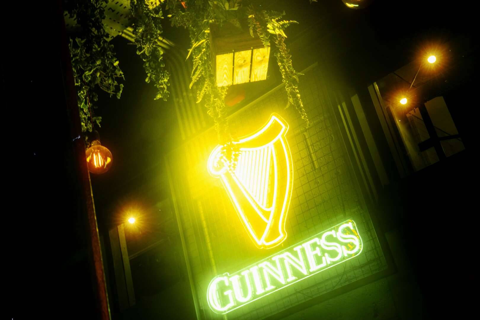 Guinness signage inside Slainte Mhath,© Old Town Pub Co