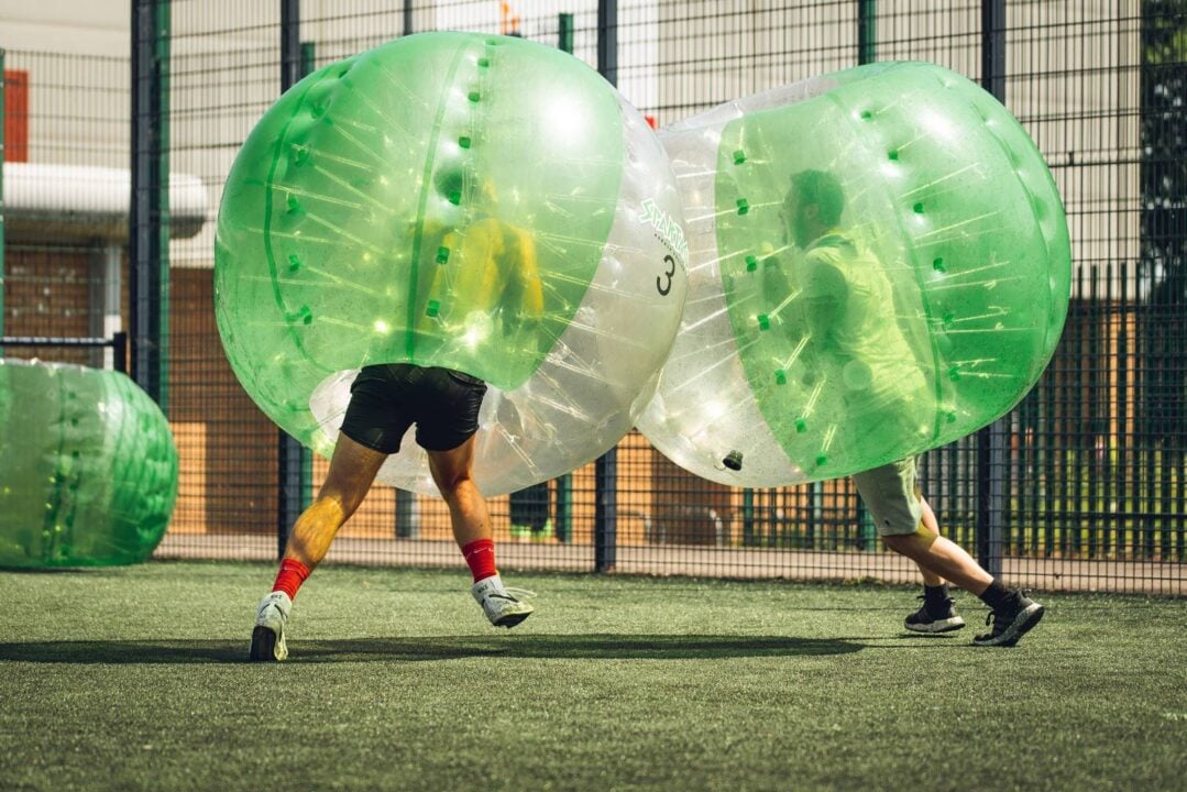 bubble football at Spartacus ,© Spartacus Bubble Soccer