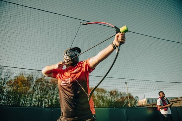 combat archery with spartacus,© spartacus bubble soccer