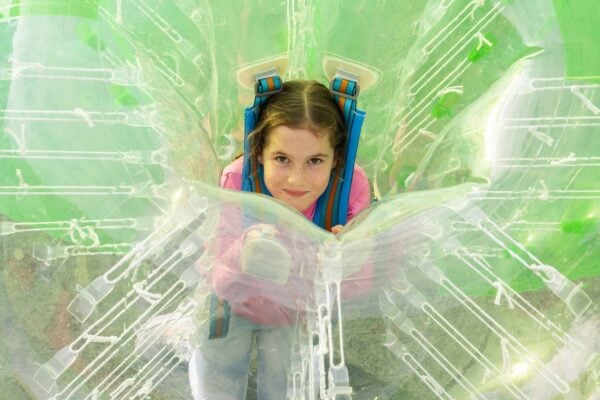 kids party bubble football,© spartacus bubble soccer